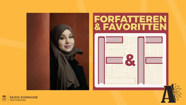 Plakat med Musavi og podkastens logo.