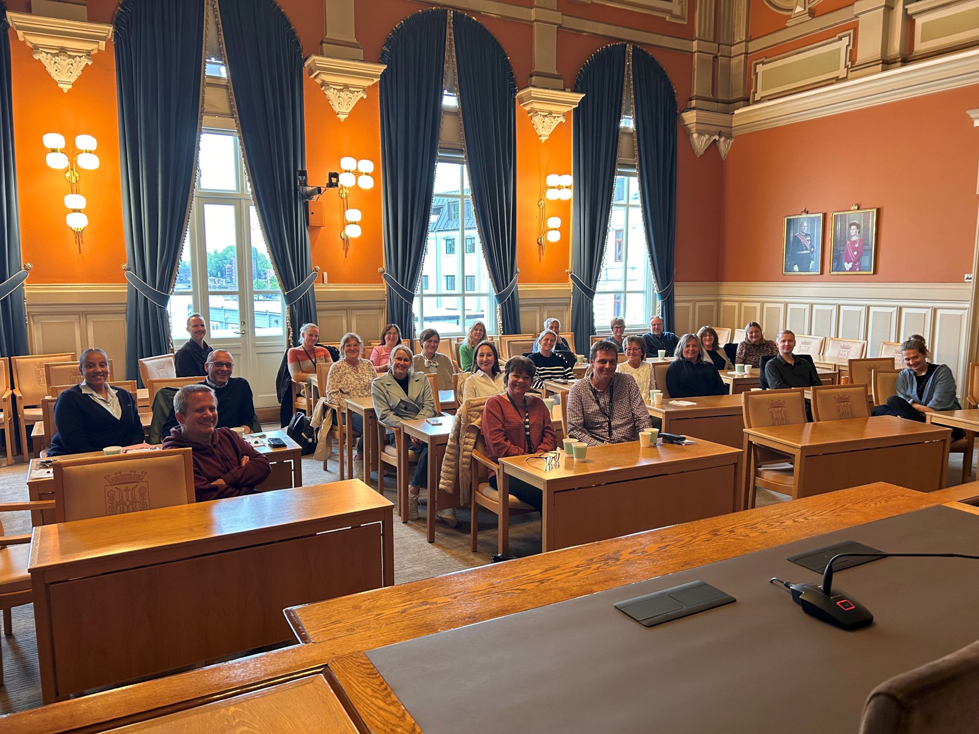 Servicesentrene samlet seg