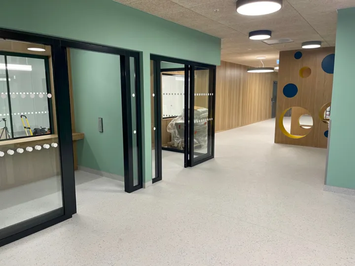 bilde som viser lokalene til legesenteret