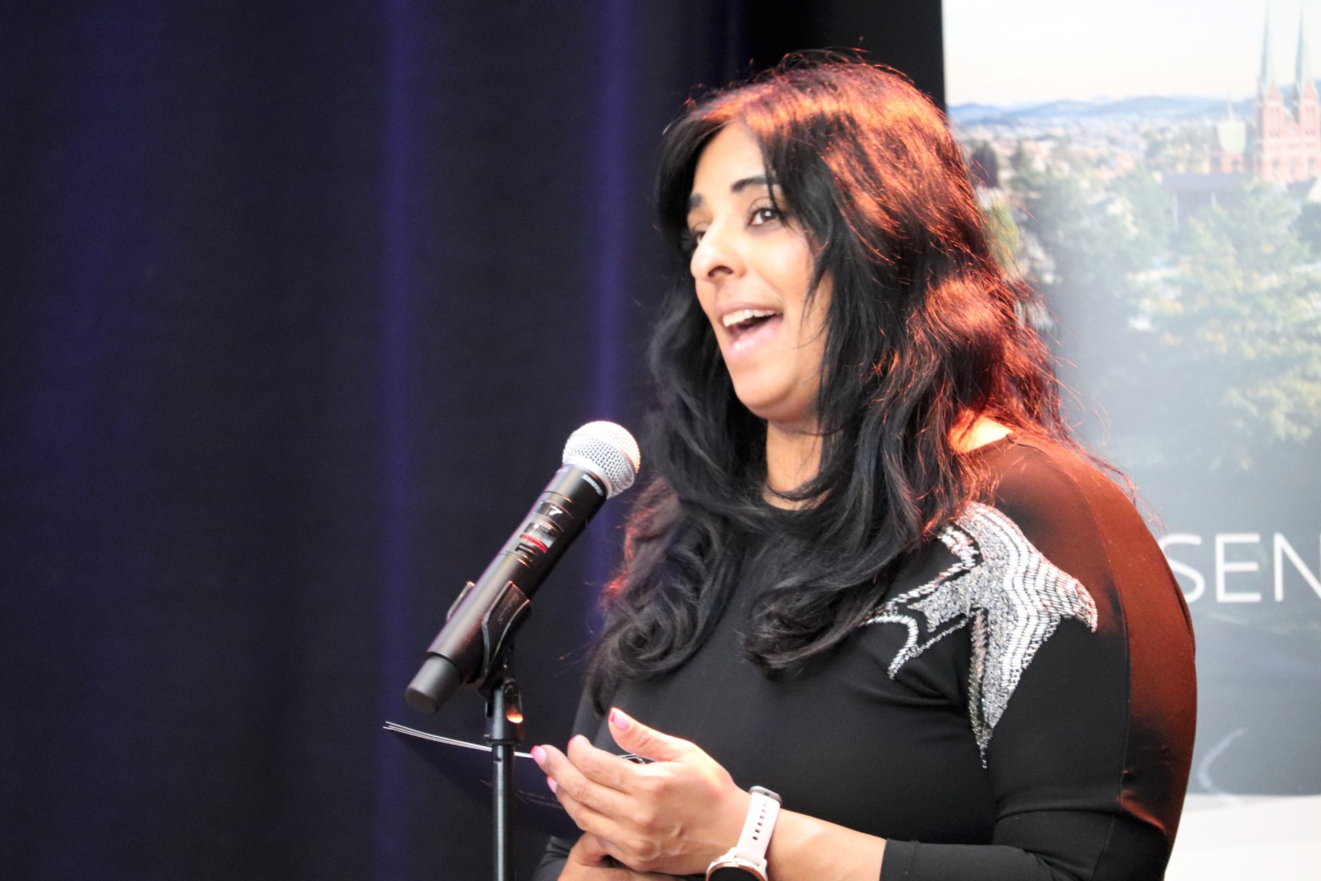 Kultur- og likestillingsminister Lubna Jaffery