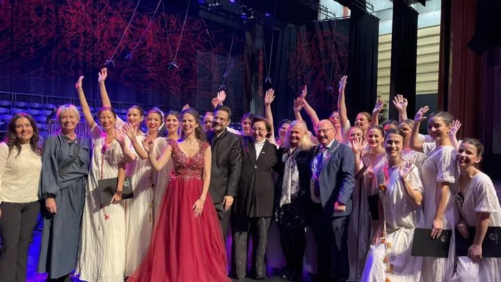 Collegium Musicum, solist, politkere, dirigent og gjester