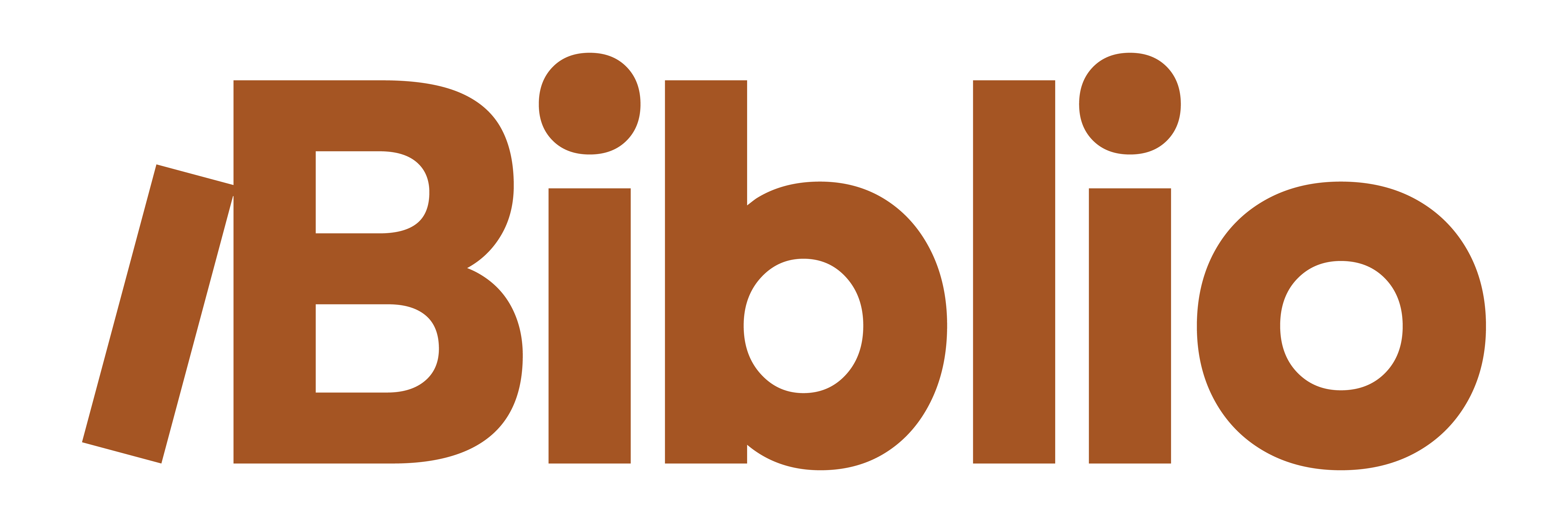 Biblio Logo Long Lightbrown