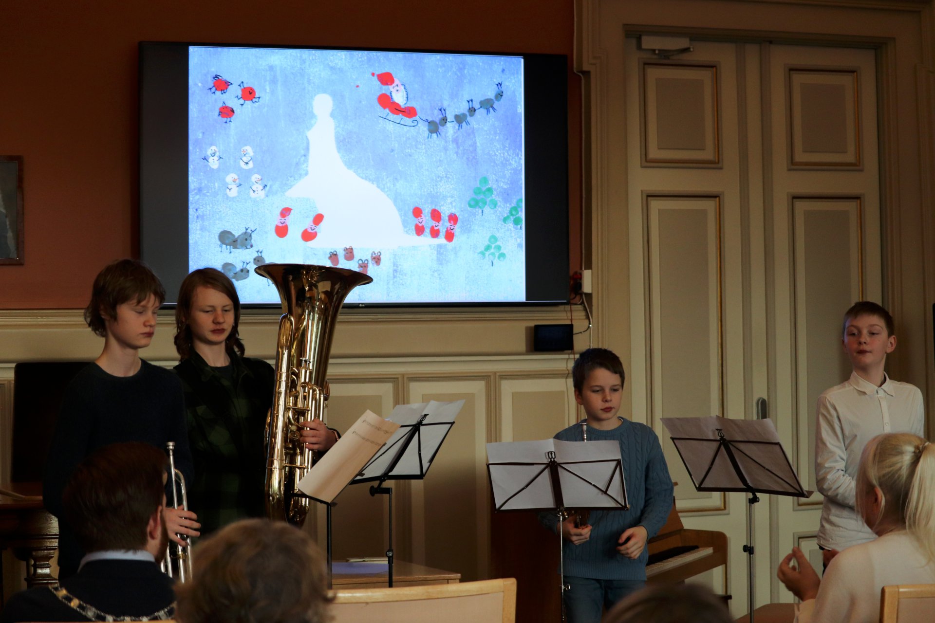 Theo Mathias Gøytil, Jakob Kubis, Mikkel Lofthus og Per André Gøytil