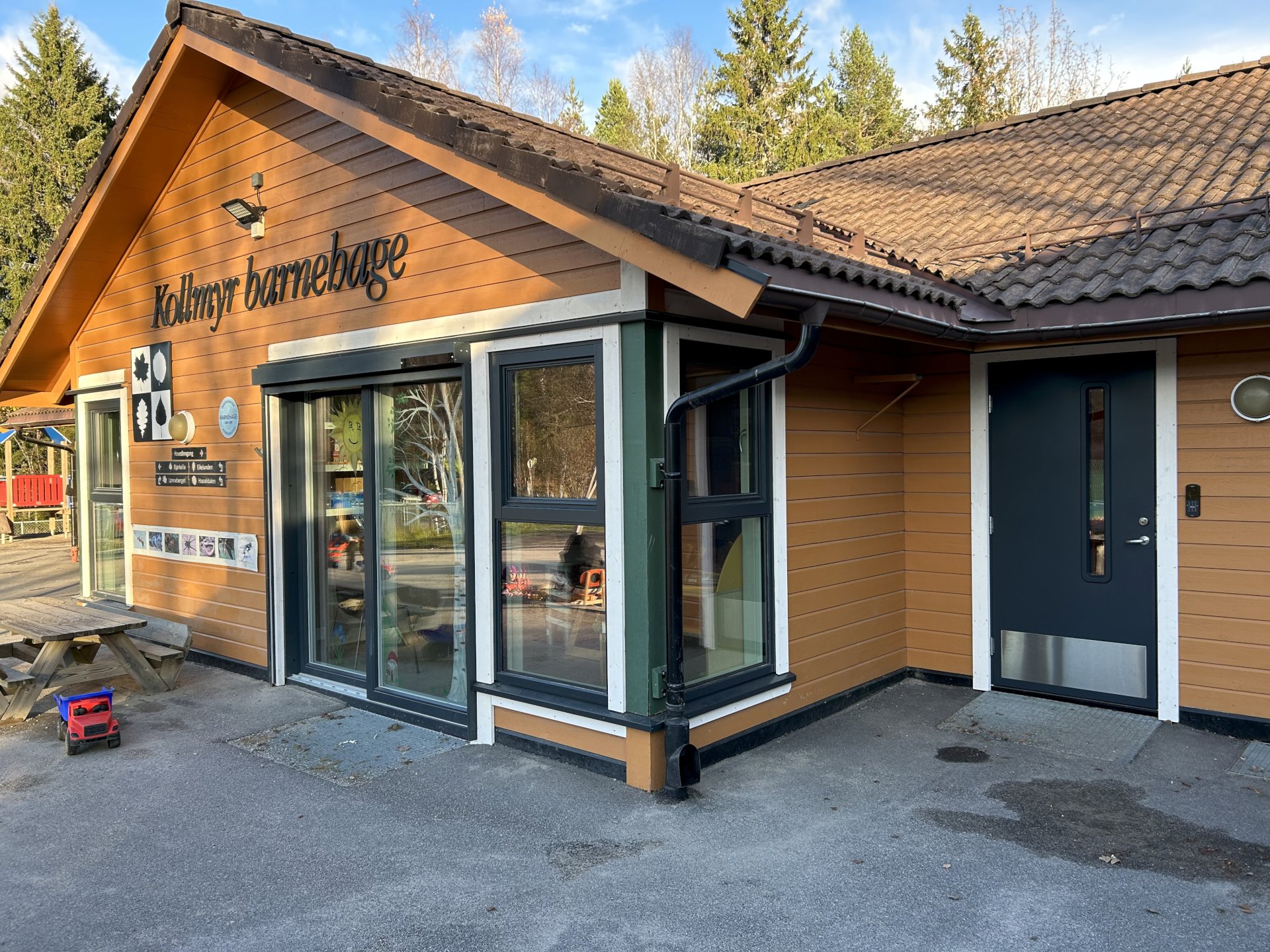 Bilde av et barnehagebygg.